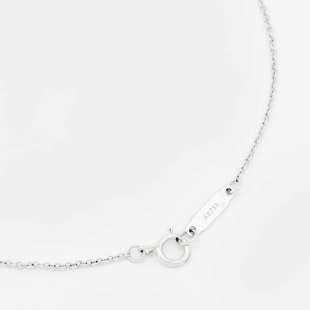 Tiffany & Co. Tiffany T Smile Diamond 18k White Gold Necklace商品第4张图片规格展示