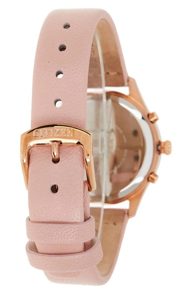 商品Citizen|Eco-Drive - Japanese Quartz Stainless Steel Calfskin Strap Watch, 32mm,价格¥1187,第2张图片详细描述