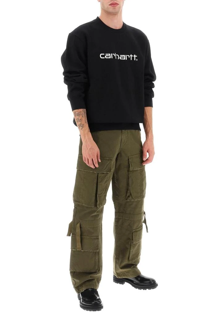 商品Carhartt WIP|Crew-neck sweatshirt with logo embroidery,价格¥322,第2张图片详细描述
