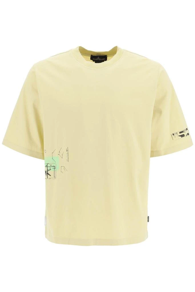 商品Stone Island|GRAPHIC-PRINTED T-SHIRT,价格¥1128,第1张图片