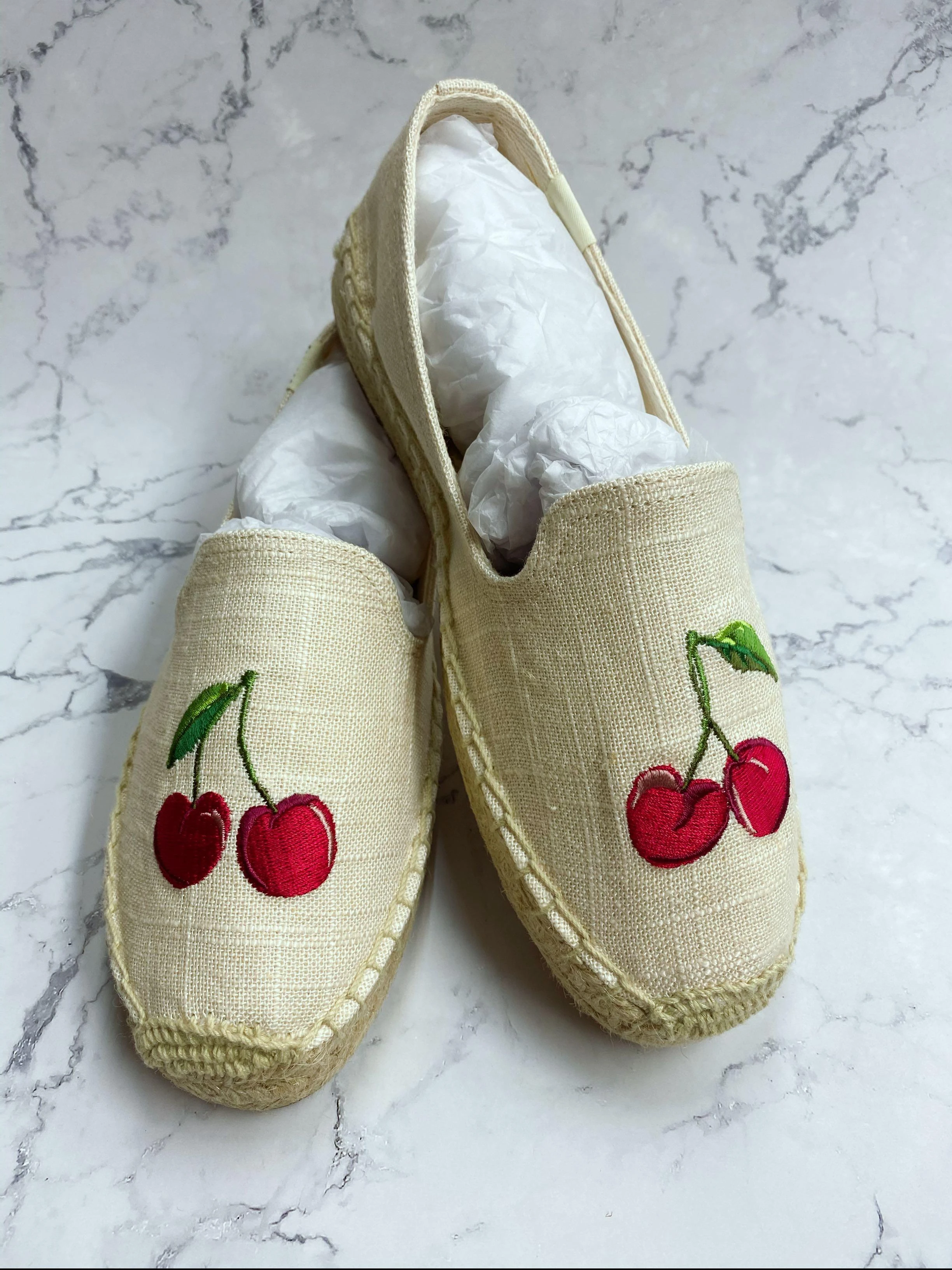 商品[国内直发] Soludos|SOLUDOS 米白色女士帆布鞋 1000377-680,价格¥131,第1张图片