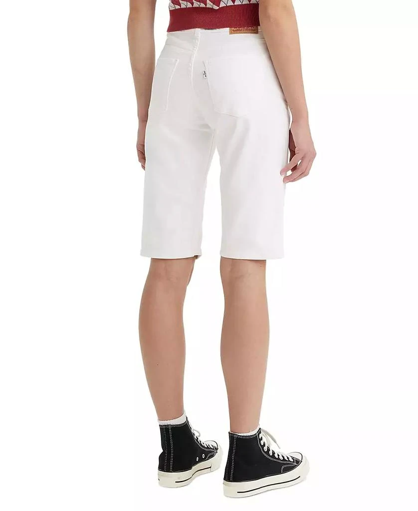 商品Levi's|Women's Stretch Mid Rise Denim Bermuda Shorts,价格¥147,第3张图片详细描述