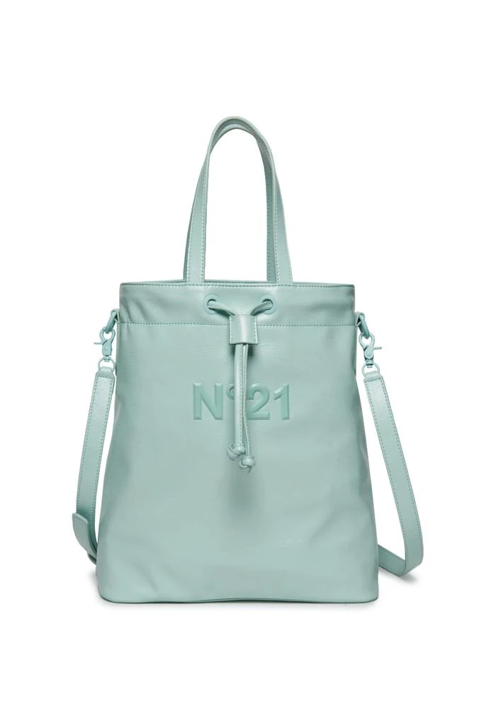 商品N°21|N21w30f Bags N°21 Mint Green Bucket Bag In Leatherette With Handles And Shoulder Strap,价格¥891,第1张图片