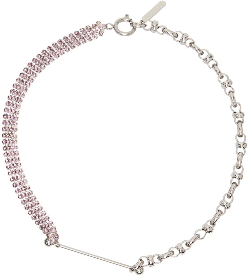 商品Justine Clenquet|Silver & Purple Kat Choker,价格¥427,第1张图片