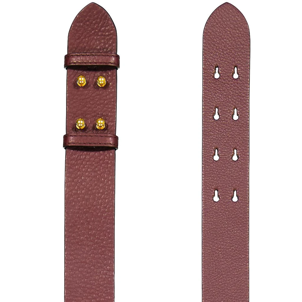 商品Burberry|Burberry Ladies Deep Claret Medium Belt Bag Grainy Leather Belt,价格¥495,第2张图片详细描述