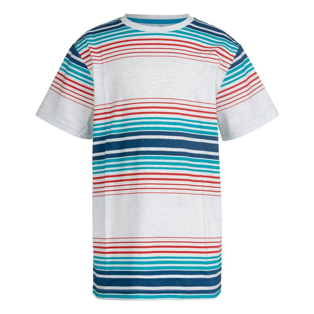 商品Univibe|Big Boys Cristiano Multi Stripe Crew T-shirt,价格¥53,第1张图片