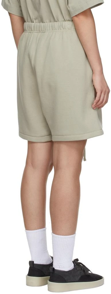 商品Essentials|Green Fleece Shorts,价格¥554,第3张图片详细描述