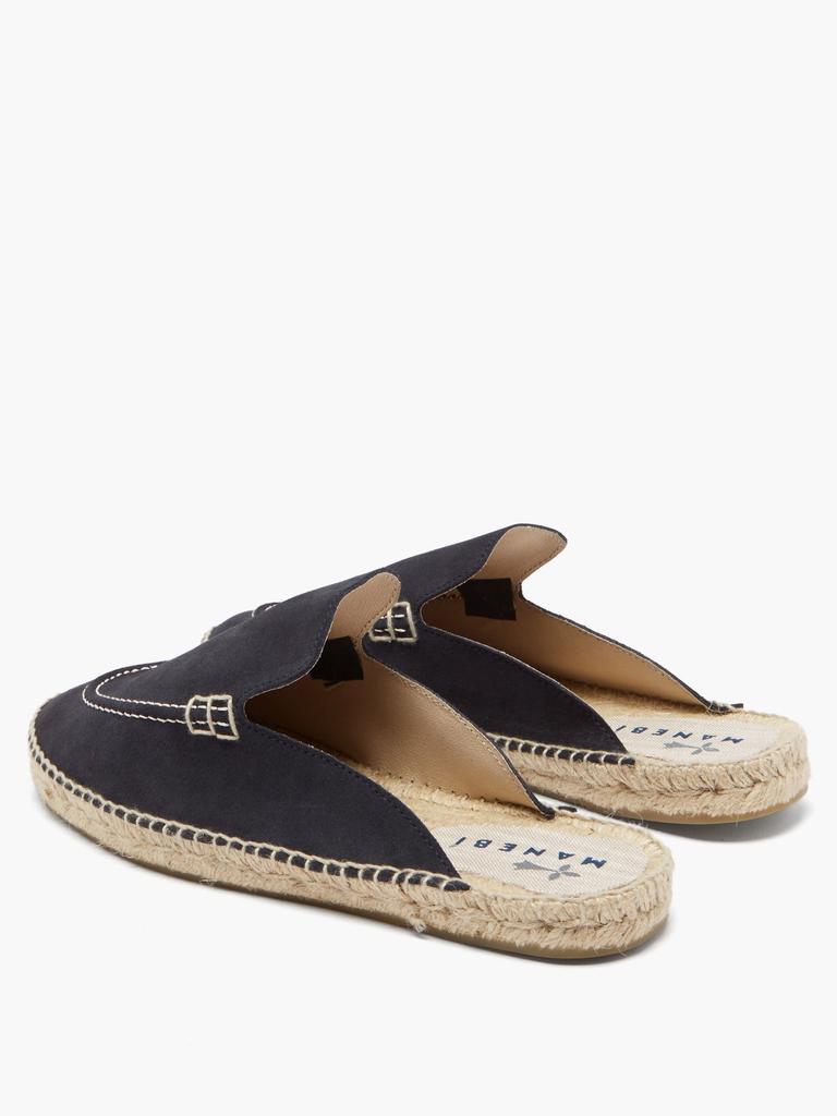 商品MANEBÍ|Traveler suede backless loafers,价格¥717,第7张图片详细描述