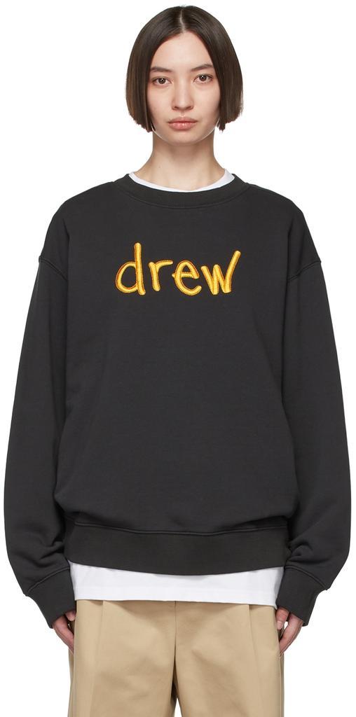 商品Drew House|SSENSE Exclusive Black Scribble Sweatshirt,价格¥1329,第1张图片