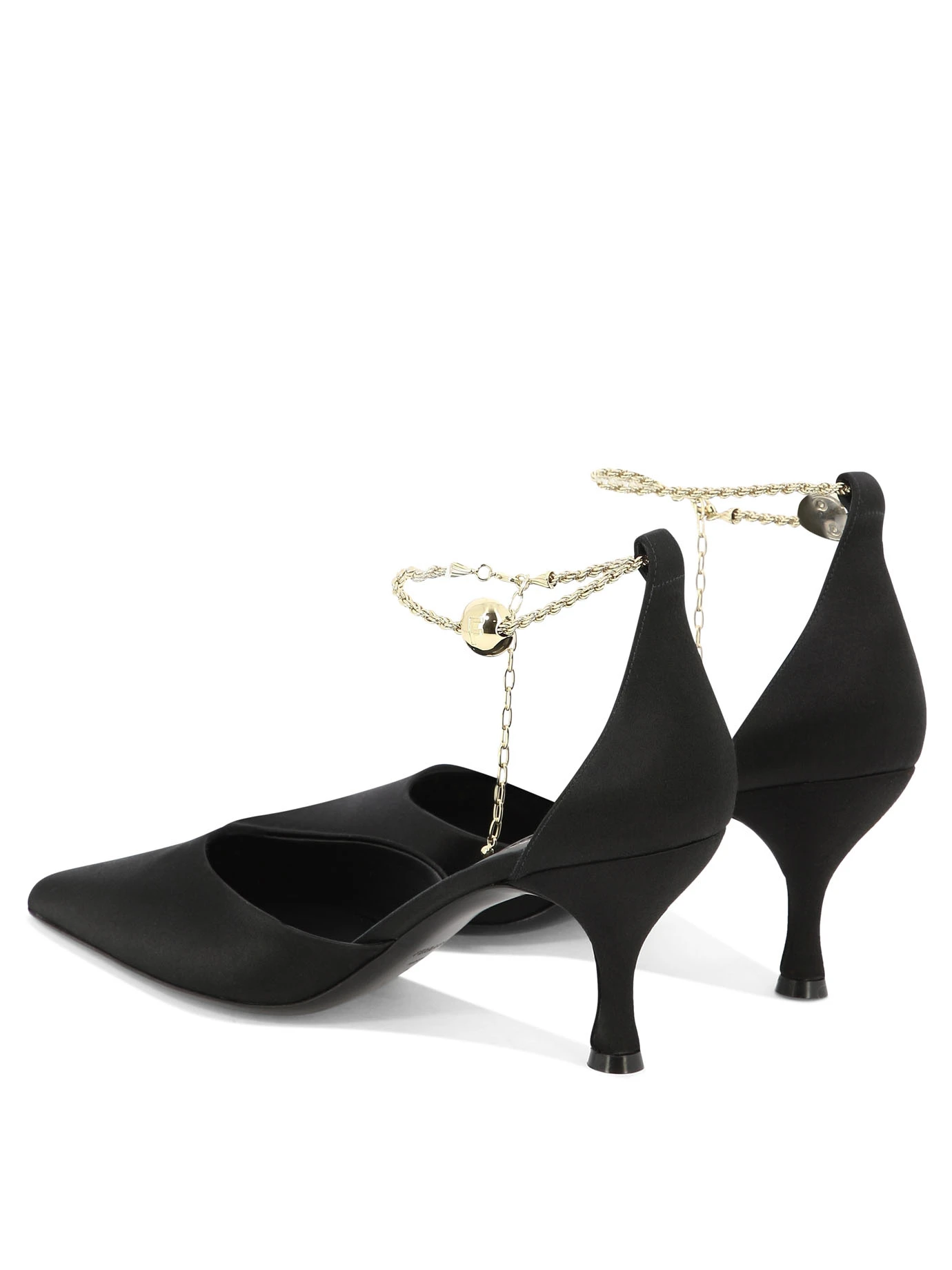 商品Salvatore Ferragamo|Salvatore Ferragamo 女士高跟鞋 0768984 黑色,价格¥3033,第5张图片详细描述