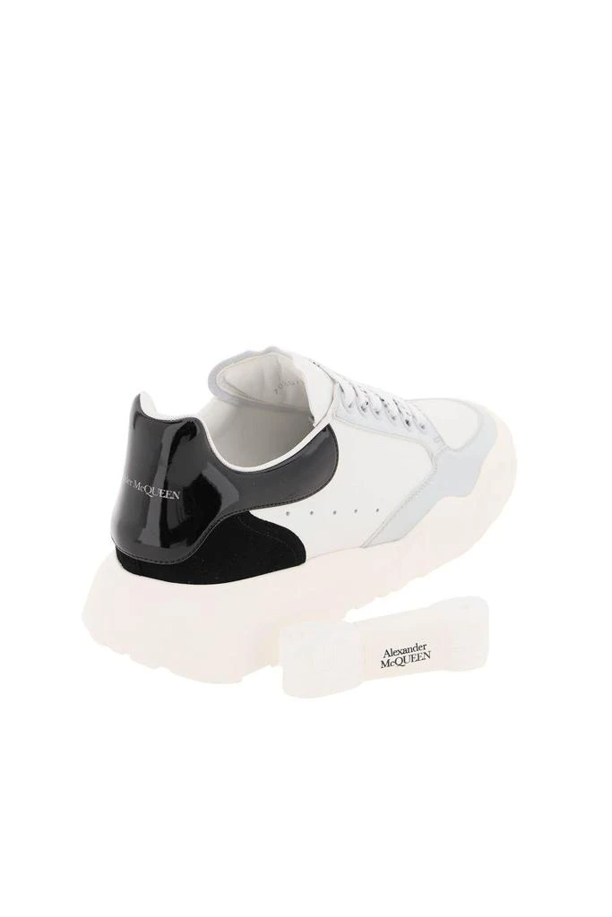 商品Alexander McQueen|COURT LEATHER SNEAKERS,价格¥2384,第4张图片详细描述