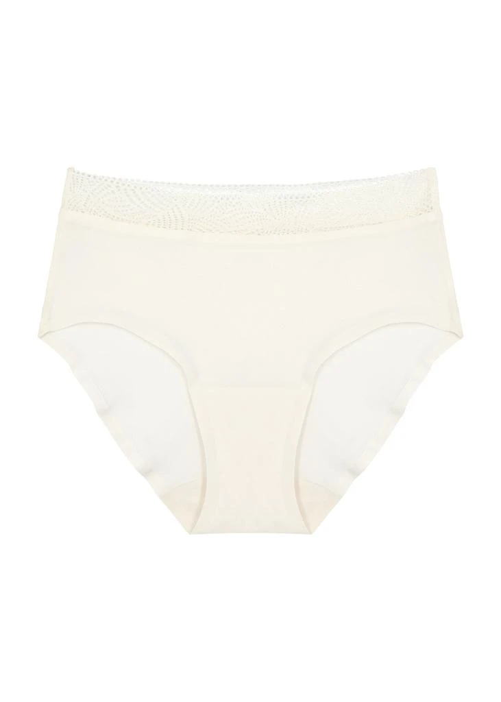 商品Chantelle|Soft Stretch ivory lace-trimmed hipster briefs,价格¥166,第1张图片