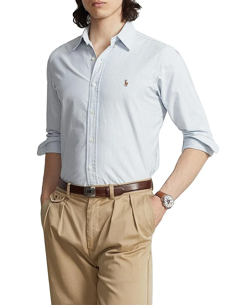 商品Ralph Lauren|Striped Classic-Fit Oxford Shirt,价格¥970,第3张图片详细描述