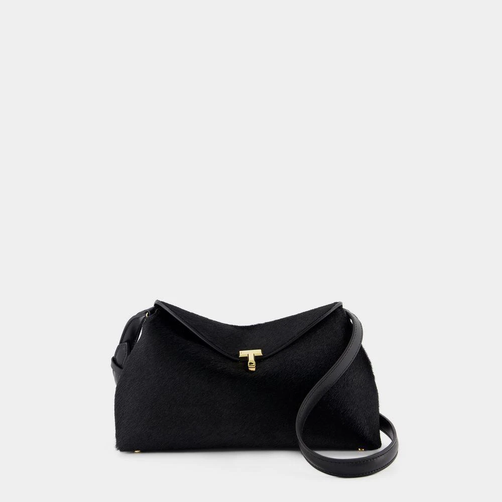 商品Totême|TOTEME T-Lock Pony Hair Clutch,价格¥13071,第1张图片