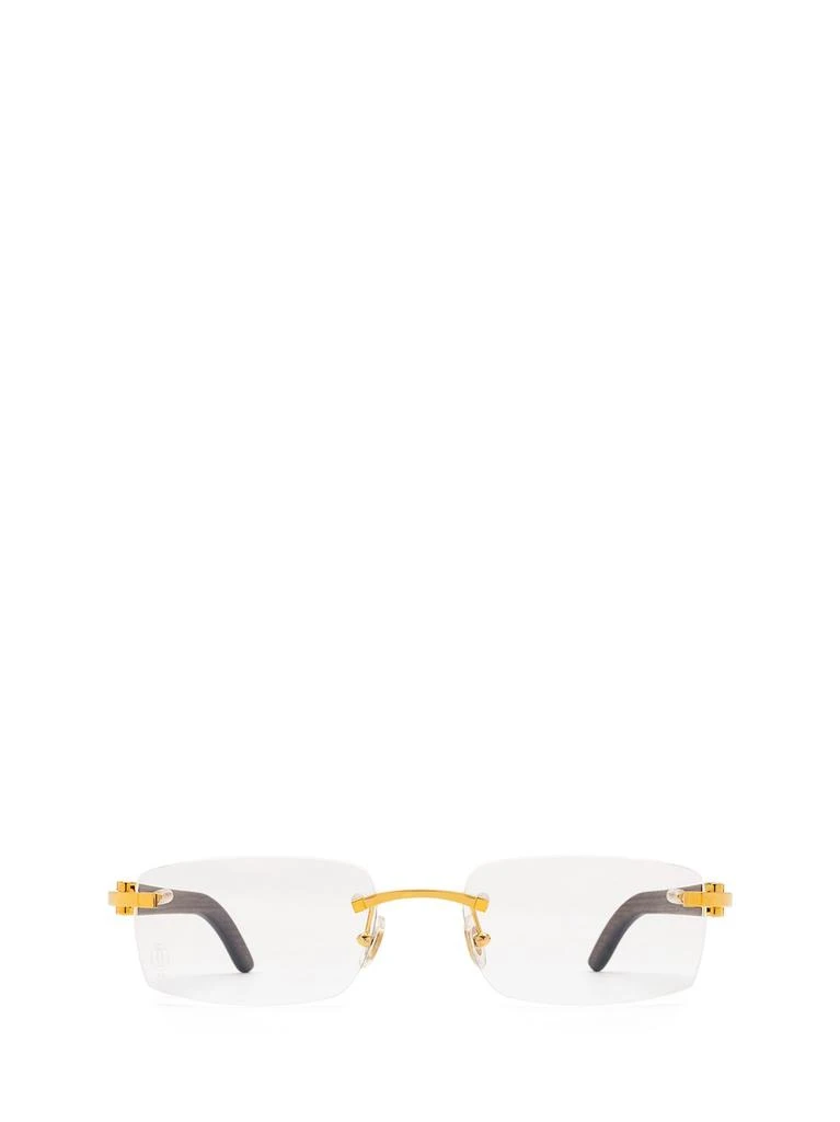 商品Cartier|Cartier Rimless Rectangular Frame Glasses,价格¥17258,第1张图片