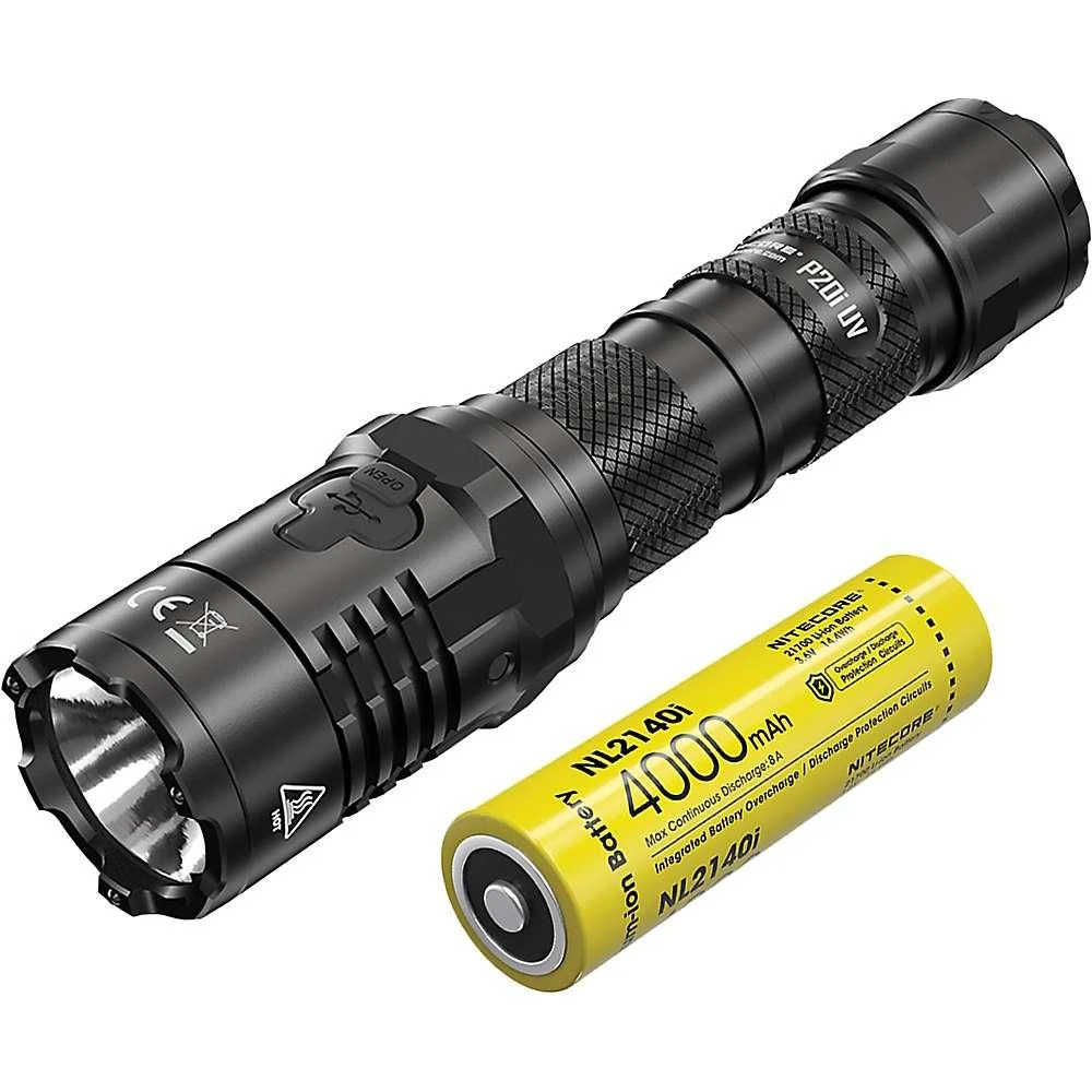 商品NITECORE|NITECORE P20i UV 1800 Lumen Rechargeable Flashlight with UV Light,价格¥826,第1张图片