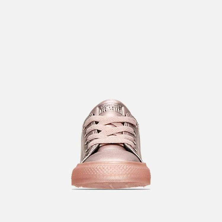 商品Converse|Girls' Toddler Converse Chuck Taylor All Star Ox Leather Metallic Casual Shoes,价格¥186,第2张图片详细描述