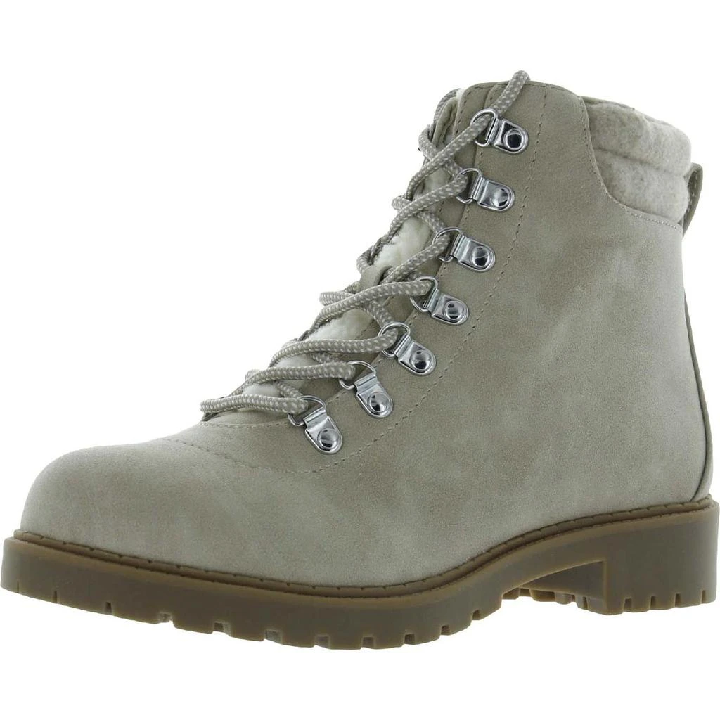 商品Style & Co|Style & Co. Womens Maariah Faux Suede Lace Up Ankle Boots,价格¥46,第1张图片