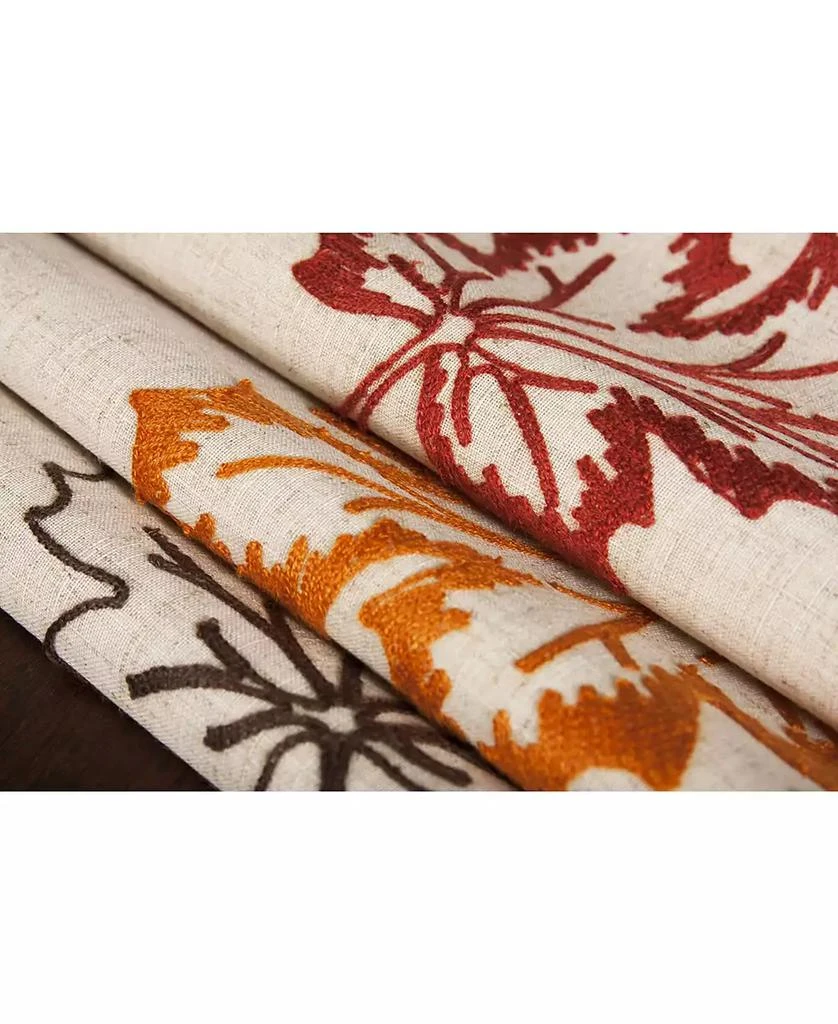商品Xia Home Fashions|Rustic Autumn Embroidered Fall Table Runner, 36" x 16",价格¥287,第5张图片详细描述
