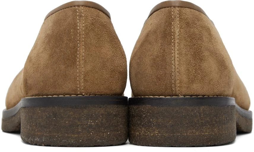 商品Lemaire|Brown Piped Loafers,价格¥2927,第2张图片详细描述