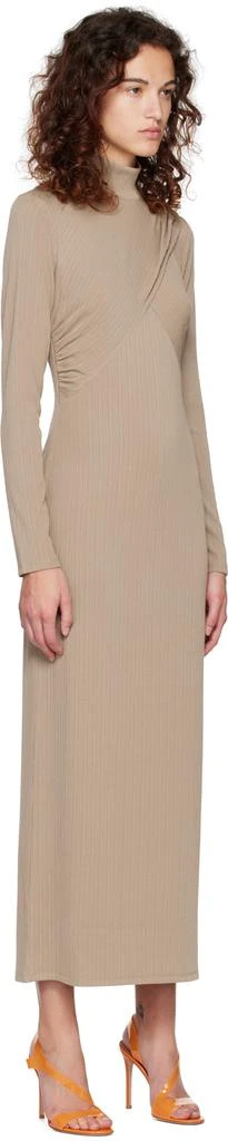 商品Reformation|Taupe Mallorie Midi Dress,价格¥1843,第2张图片详细描述