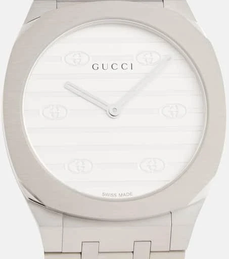 商品Gucci|25H 30mm stainless steel watch,价格¥11914,第2张图片详细描述