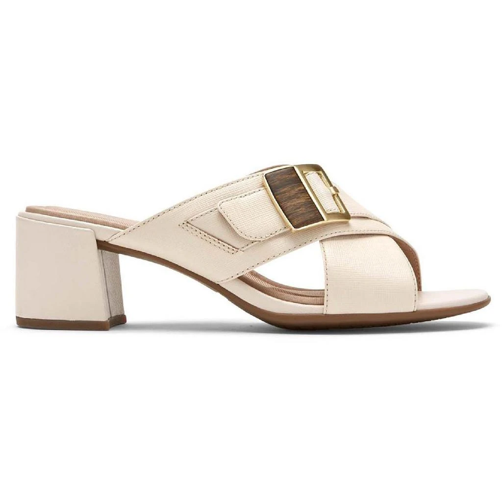 商品Rockport|Rockport Womens Alaina B. Buckle Slip On Heel Sandals,价格¥92,第2张图片详细描述