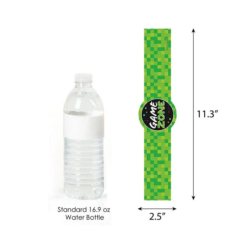 商品Big Dot of Happiness|Game Zone - Pixel Video Game Party DIY Wrapper Favors & Decorations - Set of 15,价格¥98,第3张图片详细描述