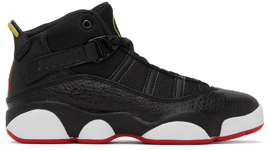 商品Jordan|Kids Black Jordan 6 Rings PS Little Kids Sneakers,价格¥663,第1张图片