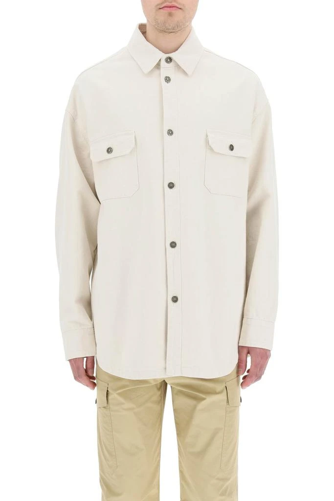 商品FourTwoFour on Fairfax|Cotton Denim Overshirt,价格¥1678,第2张图片详细描述
