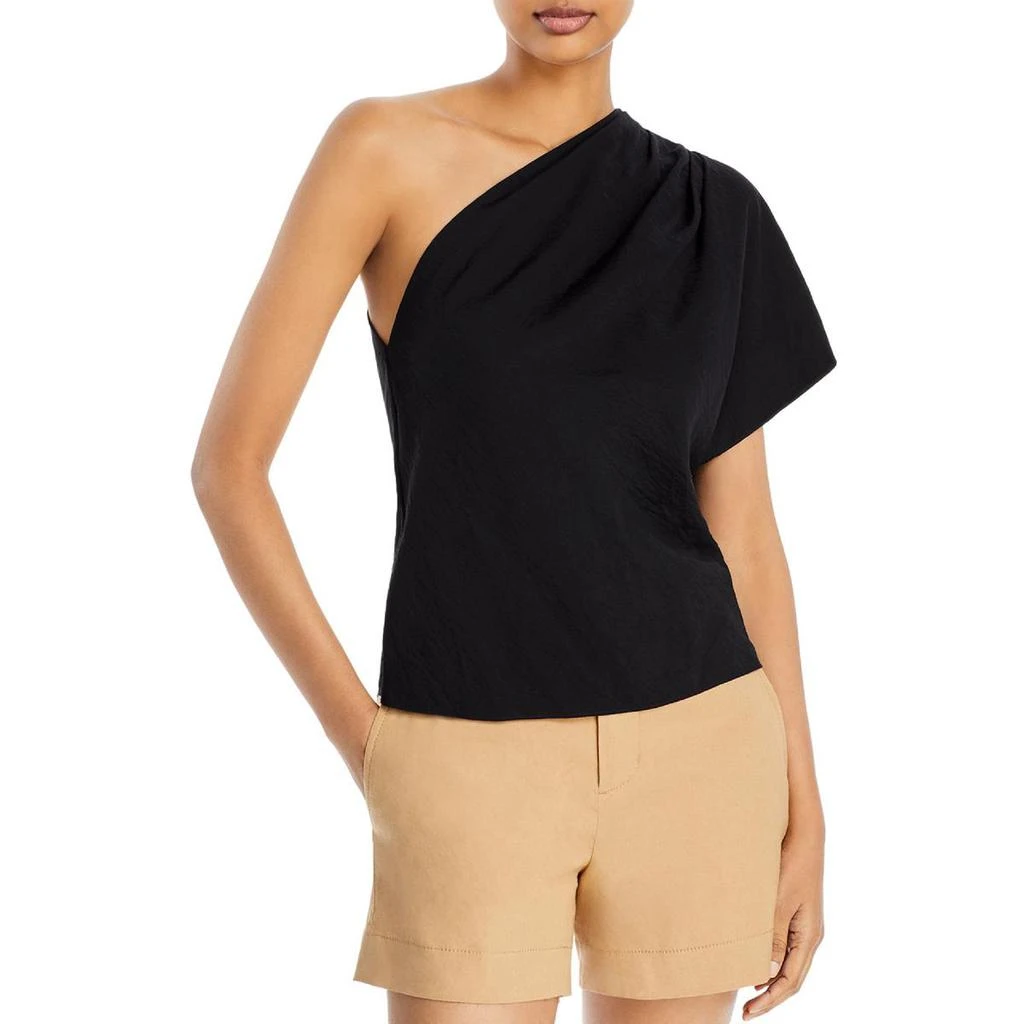 商品Vince|Vince Womens Ruched One Shoulder Top,价格¥291,第1张图片