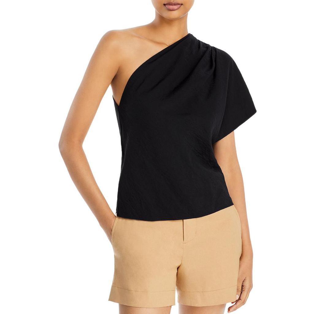 商品Vince|Vince Womens Ruched One Shoulder Top,价格¥280,第1张图片