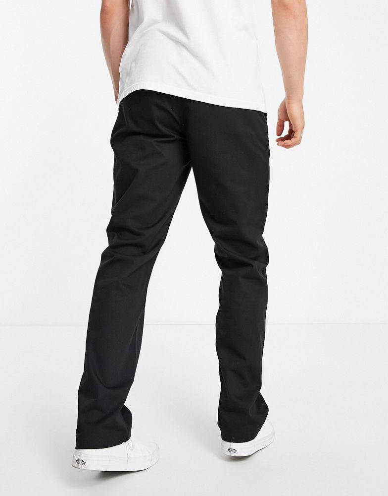 Vans Authentic relaxed fit chino trousers in black商品第4张图片规格展示