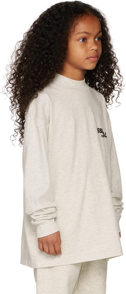 商品Essentials|Kids Off-White Logo Long Sleeve T-Shirt,价格¥328,第4张图片详细描述