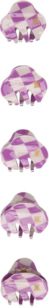 商品Repose AMS|Five-Pack Kids Purple & White Small Hair Clips,价格¥153,第1张图片