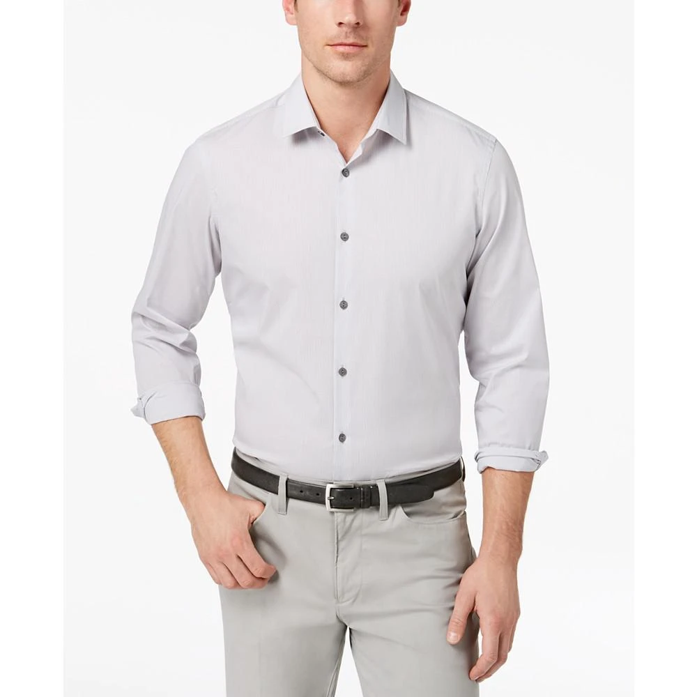 商品Alfani|Men’s STRETCH Modern Stripe Shirt, Created for Macy's,价格¥165,第1张图片