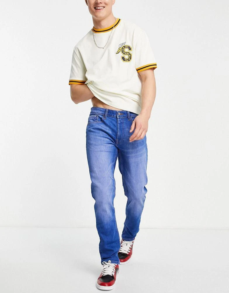 商品Burton Menswear|Burton slim fit jeans in light blue - LBLUE,价格¥269,第3张图片详细描述
