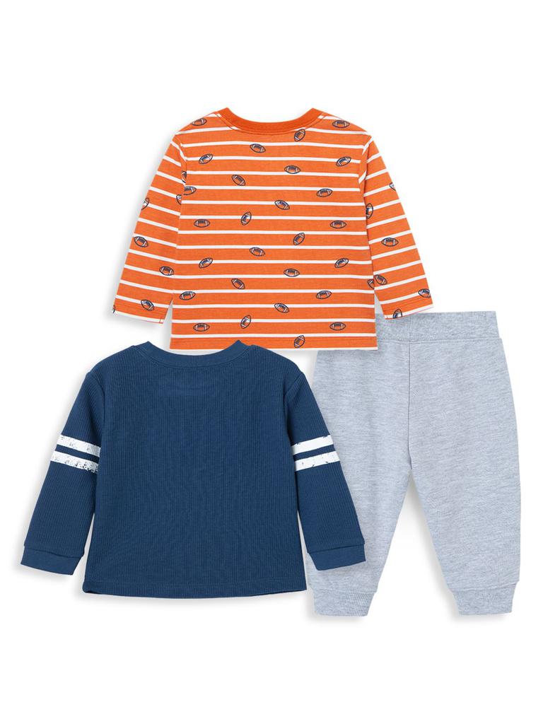 Little Boy's 3-Piece Tee, Sweatshirt & Joggers Set商品第2张图片规格展示