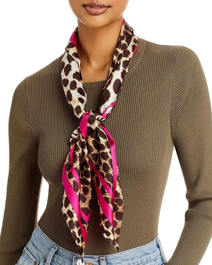 商品Echo Design|Leopard Print Silk Scarf,价格¥468,第1张图片