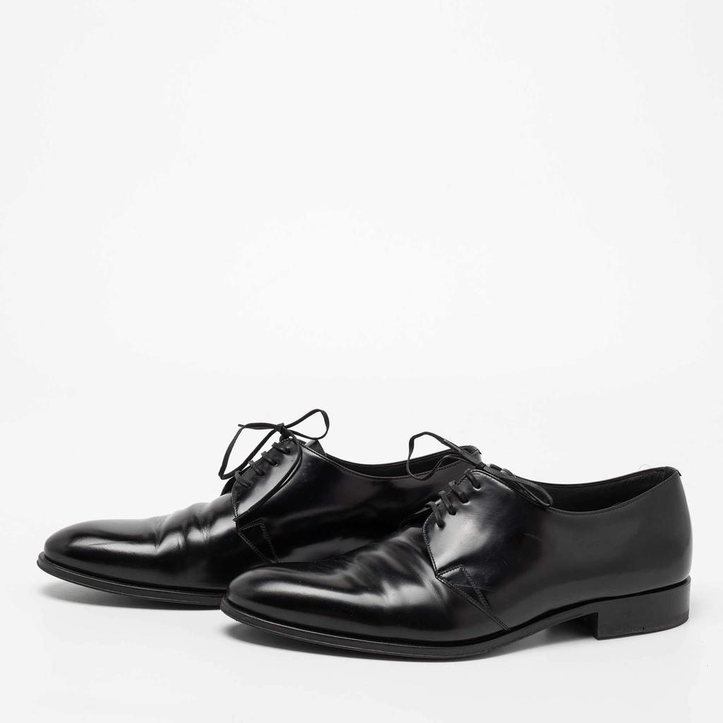 Dior Black Leather Timeless Lace Up Oxford Size 43.5商品第2张图片规格展示