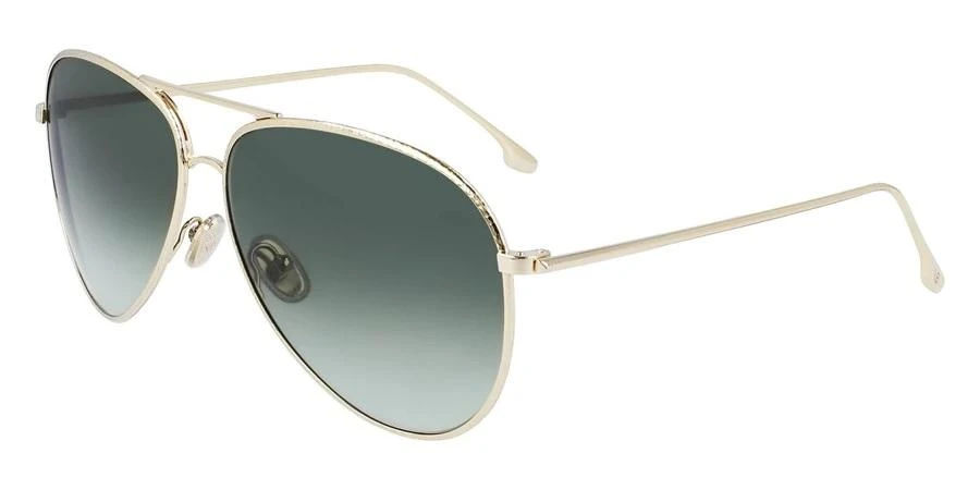 商品Victoria Beckham|Green Gradient Pilot Ladies Sunglasses VB203S 713 62,价格¥450,第1张图片