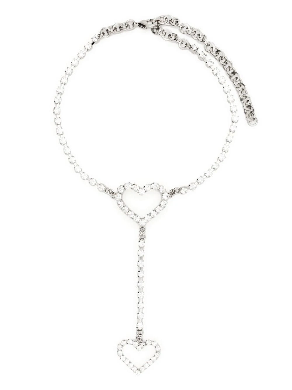 商品【商品预售7天】 Alessandra Rich|Alessandra Rich 女士手链手镯 FABA2807J004001 银色,价格¥1227,第4张图片详细描述