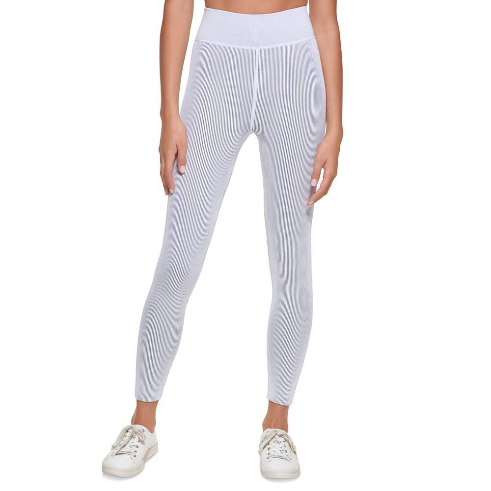 商品Calvin Klein|Ribbed High Rise 7/8 Leggings,价格¥446,第5张图片详细描述