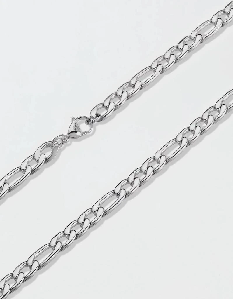 商品AE|West Coast Jewelry Polished Stainless Steel Figaro Chain Necklace,价格¥150,第2张图片详细描述