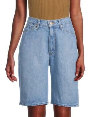 商品MOTHER|Twizzy High RIse Denim Shorts,价格¥295,第1张图片