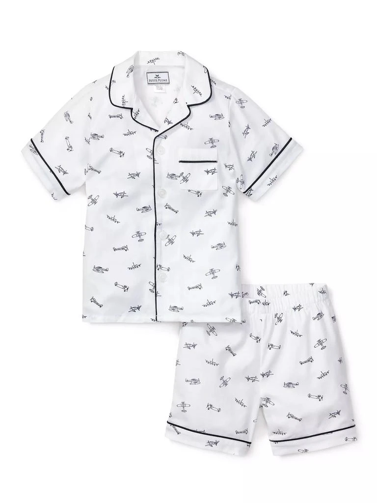 商品Petite Plume|Little Boy's & Boy's Par Avion Pajama Set,价格¥360,第1张图片