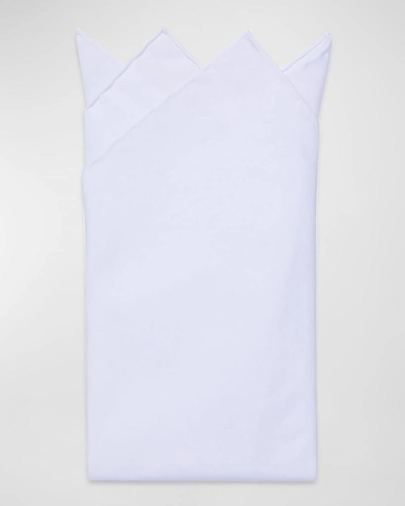 商品Stefano Ricci|Men's Pre-Folded Cotton Handkerchief,价格¥572,第4张图片详细描述