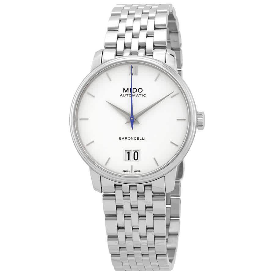 Mido Baroncelli III Automatic White Dial Mens Watch M0274261101800商品第1张图片规格展示