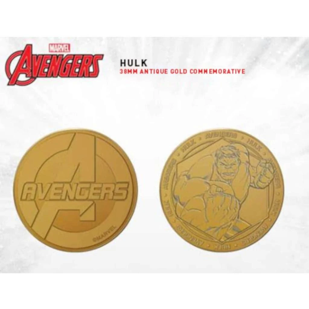 商品Koin Limited|Marvel The Hulk Collectible Evergreen Commemorative Coin,价格¥85,第1张图片详细描述