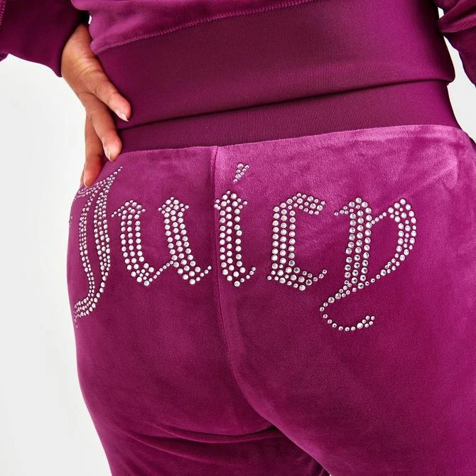 Women's Juicy Couture OG Big Bling Velour Track Pants 商品